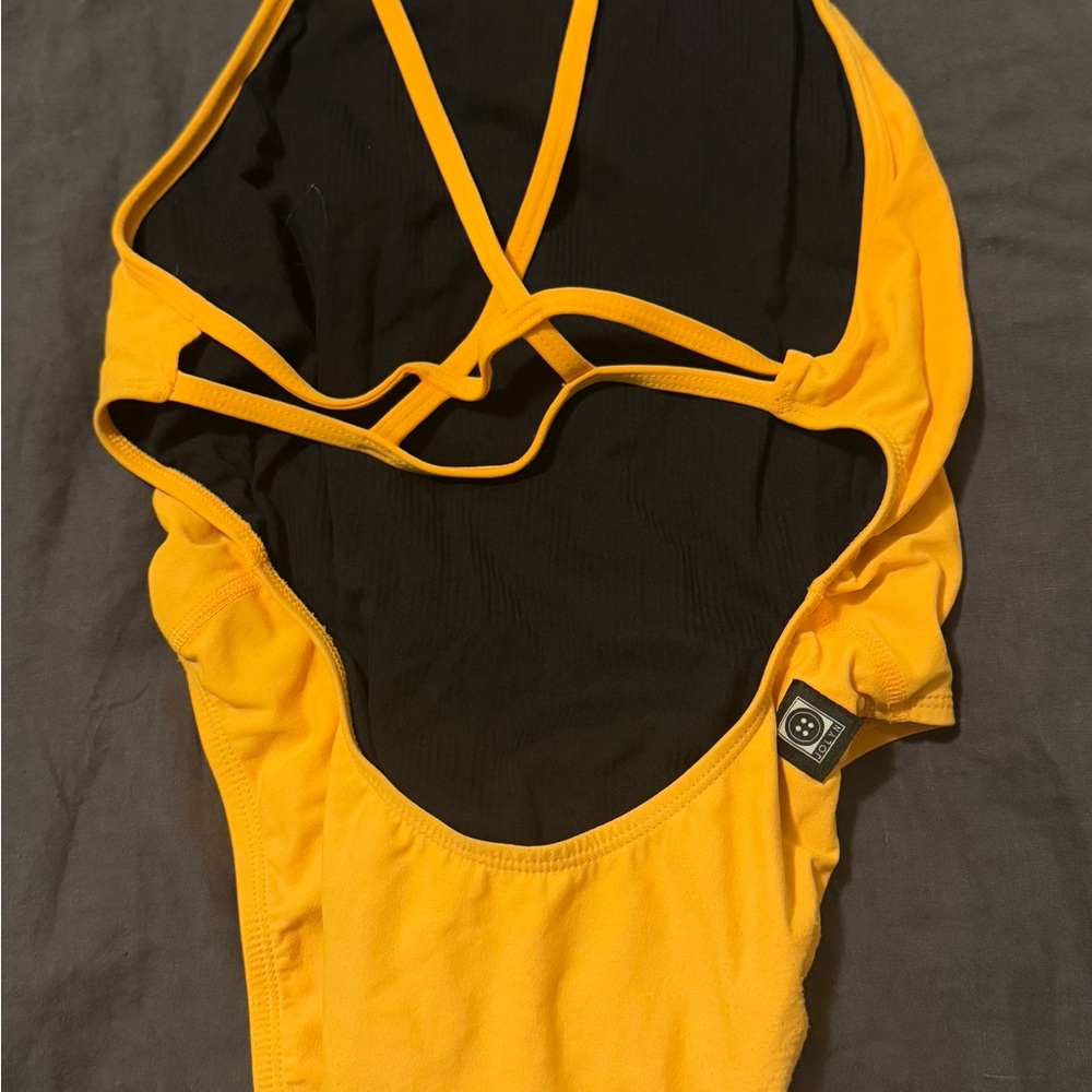 Jolyn Clothing Yellow One Piece Swimsuit